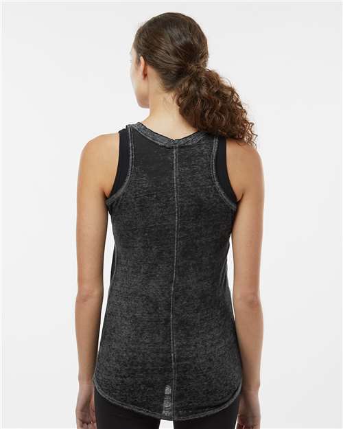 Women’s Zen Jersey Tank Top - Twisted Black