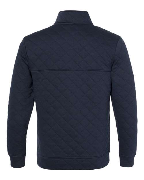 Men's Quilted Half-Snap Pullover - Navy