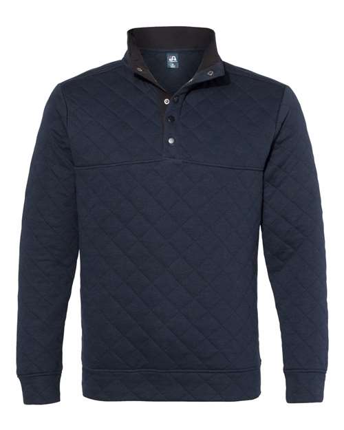 Men's Quilted Half-Snap Pullover - Navy