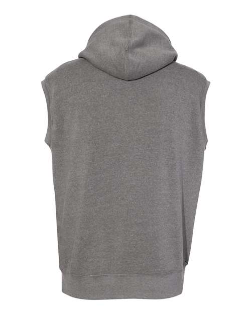 Men's Triblend Sleeveless Hooded Sweatshirt - Smoke Triblend