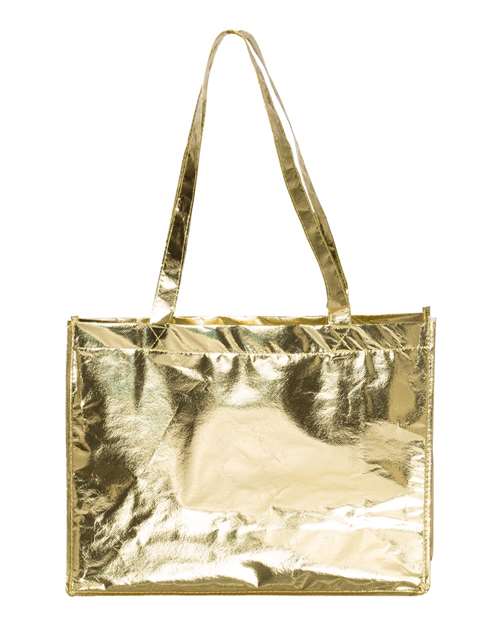 Metallic Large Tote - Metallic Gold