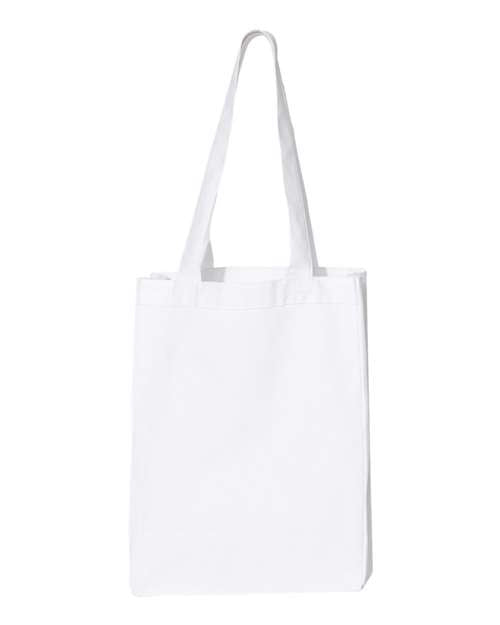 12L Gussetted Shopping Bag - White