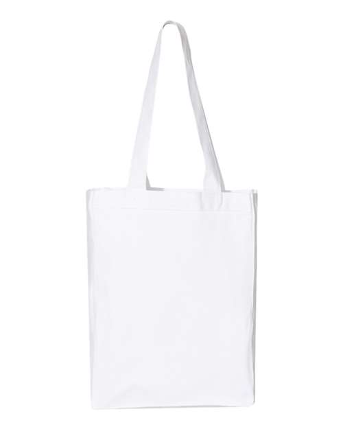 12L Gussetted Shopping Bag - White