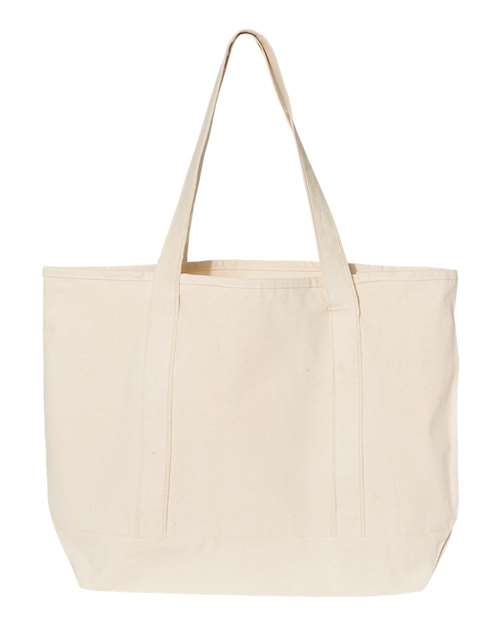 34.6L Large Canvas Deluxe Tote - Natural/ Natural