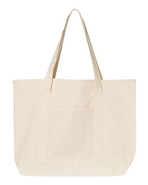 34.6L Large Canvas Deluxe Tote - Natural/ Natural