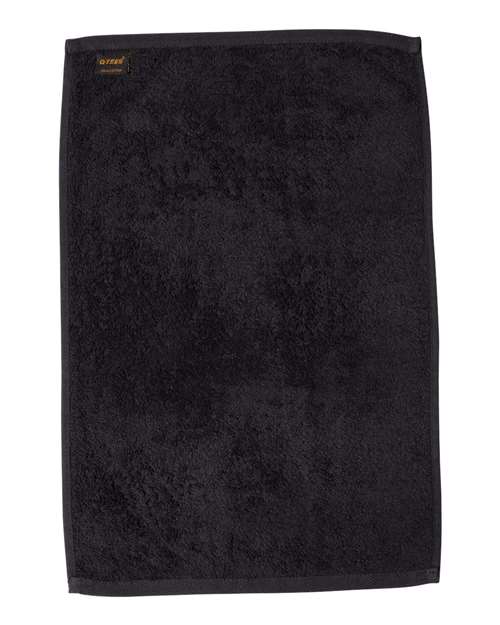 Hemmed Hand Towel - Black