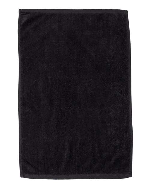 Hemmed Hand Towel - Black