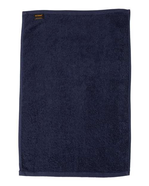 Hemmed Hand Towel - Navy