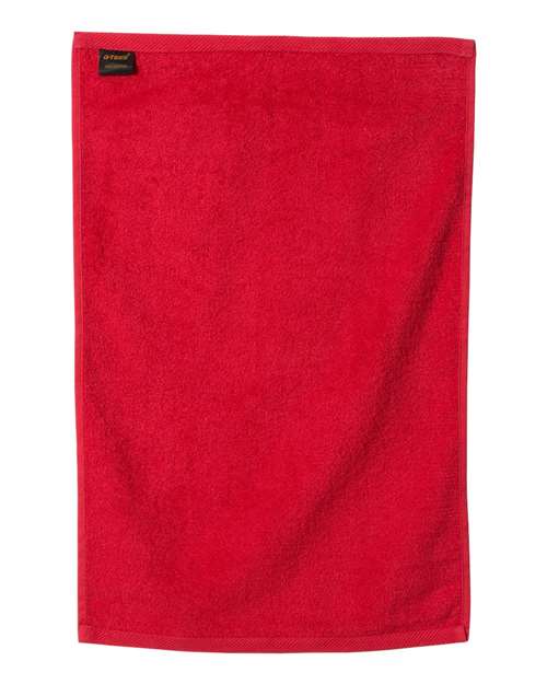 Hemmed Hand Towel - Red