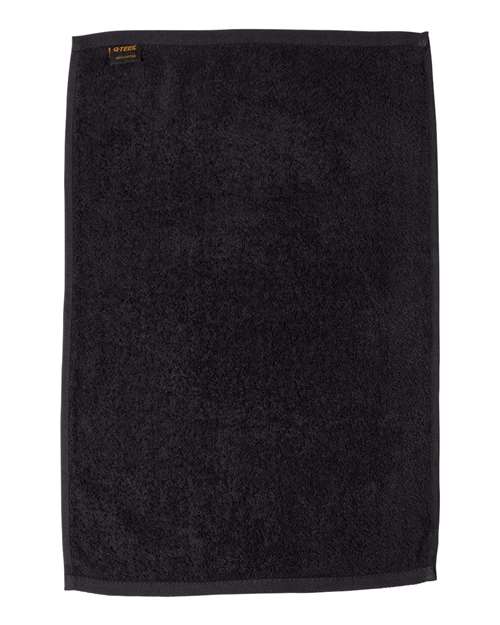 Deluxe Hemmed Hand Towel - Black