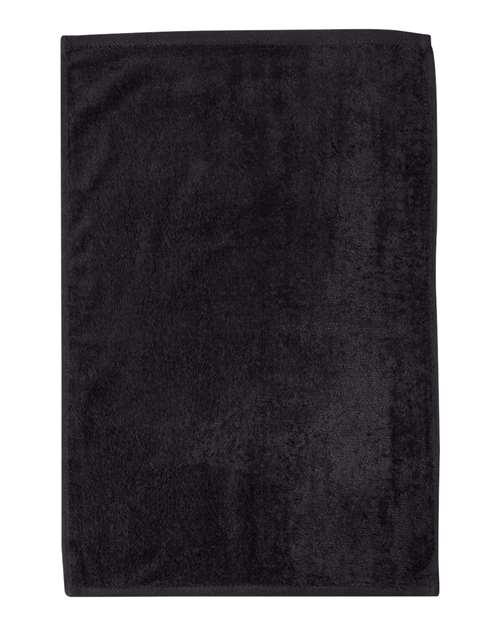 Deluxe Hemmed Hand Towel - Black