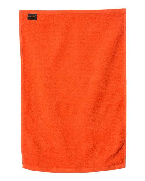 Deluxe Hemmed Hand Towel - Orange