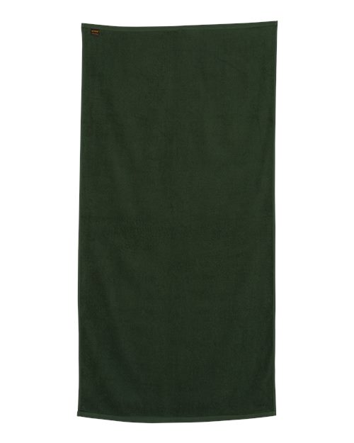 Velour Beach Towel - Forest