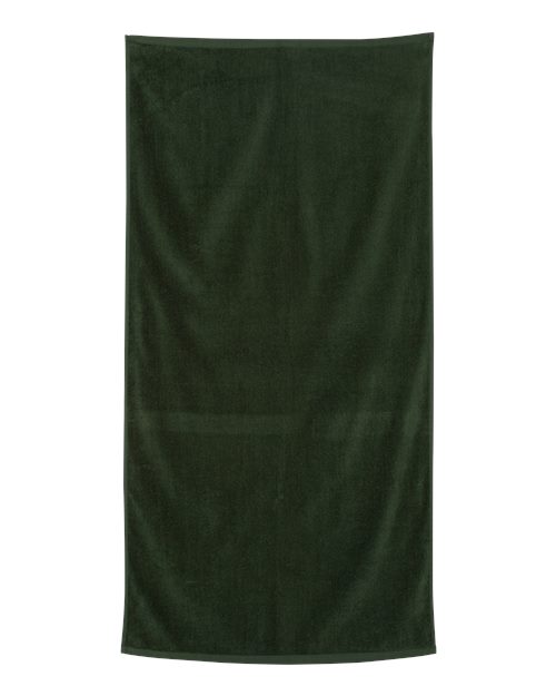 Velour Beach Towel - Forest