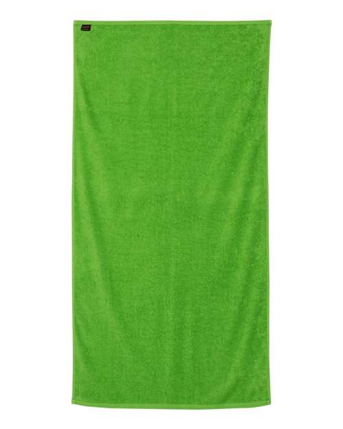 Velour Beach Towel - Lime
