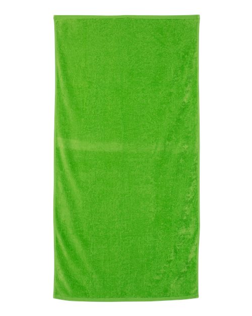 Velour Beach Towel - Lime