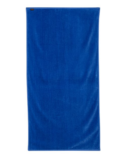 Velour Beach Towel - Royal
