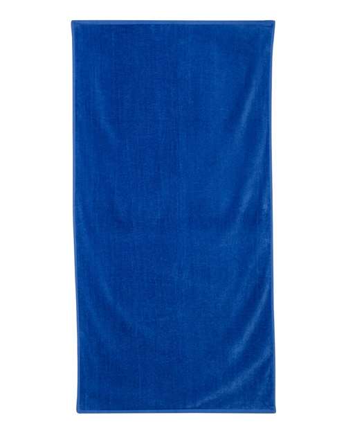 Velour Beach Towel - Royal