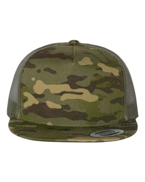 Classic Five-Panel Trucker Cap - Multicam Tropic/ Green