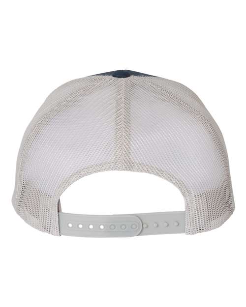Retro Trucker Cap - Navy/ Silver