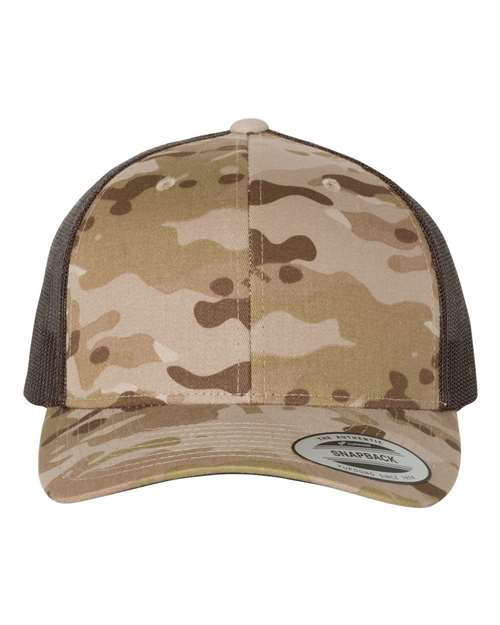 Retro Trucker Cap - Multicam Arid/ Brown