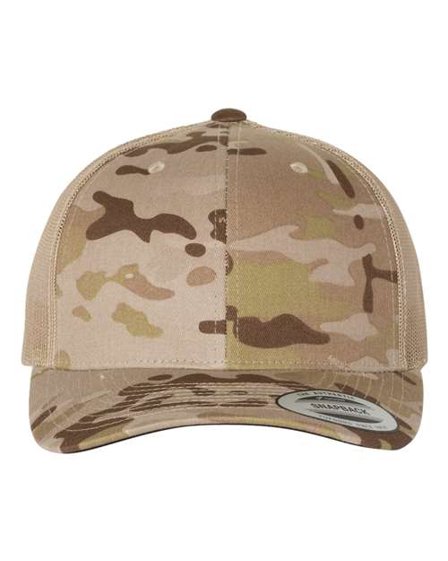 Retro Trucker Cap - Multicam Arid/ Tan