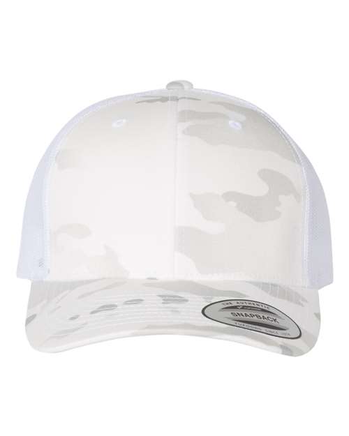 Retro Trucker Cap - Multicam Alpine/ White