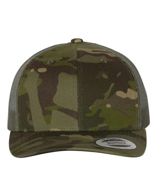 Retro Trucker Cap - Multicam Tropic/ Green
