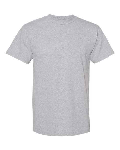 Unisex Heavyweight Cotton Tee - Heather Grey
