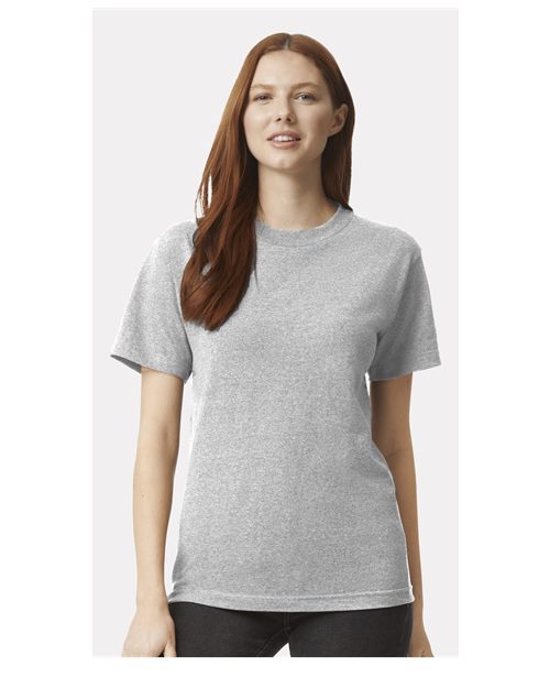 Unisex Heavyweight Cotton Tee - Heather Grey