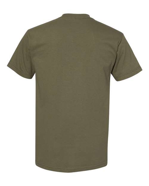 Unisex Heavyweight Cotton Tee - Military Green