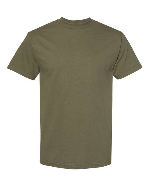 Unisex Heavyweight Cotton Tee - Military Green