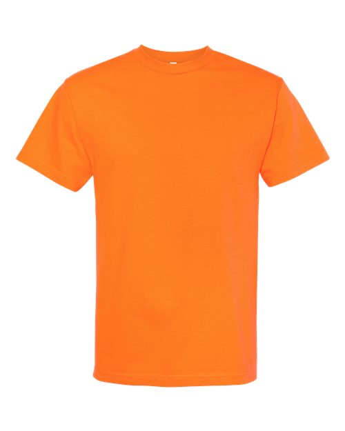 Unisex Heavyweight Cotton Tee - Orange