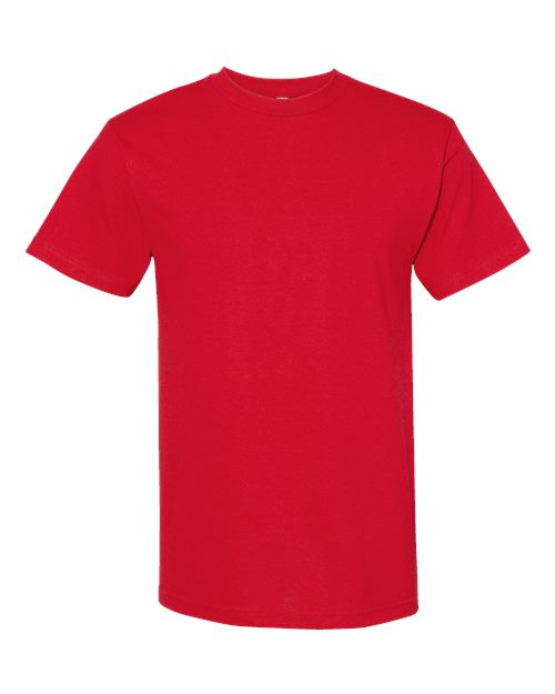 Unisex Heavyweight Cotton Tee - Red