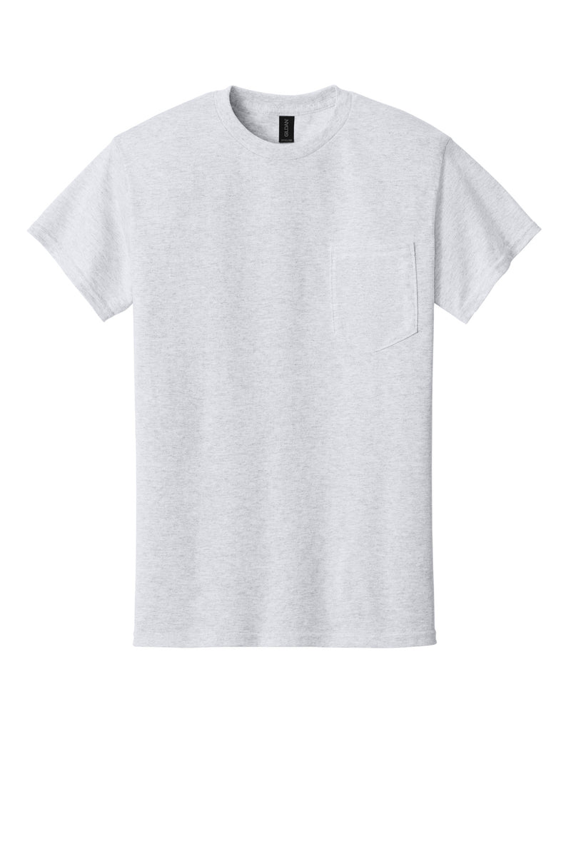 Gildan - DryBlend 50 Cotton/50 Poly Pocket T-Shirt - Ash Grey