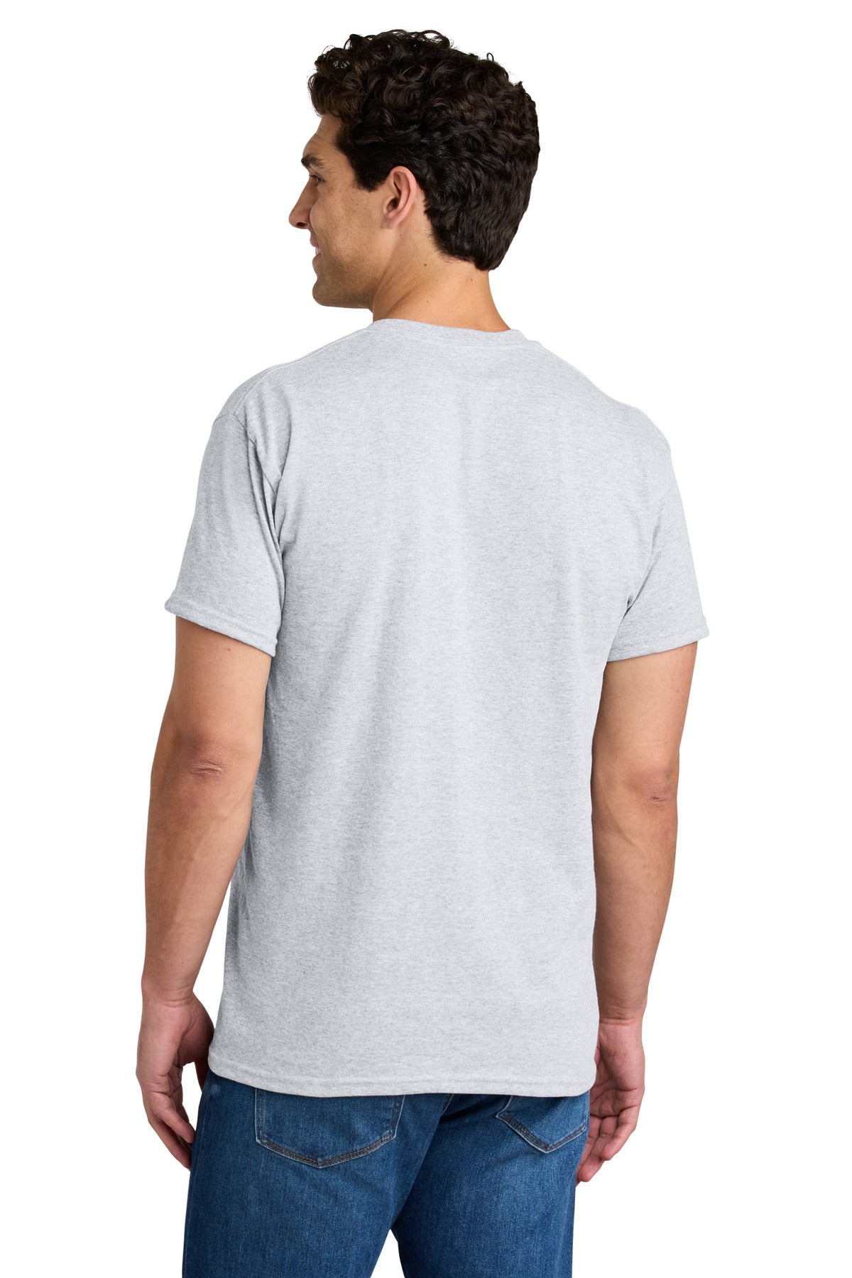 Gildan - DryBlend 50 Cotton/50 Poly Pocket T-Shirt - Ash Grey