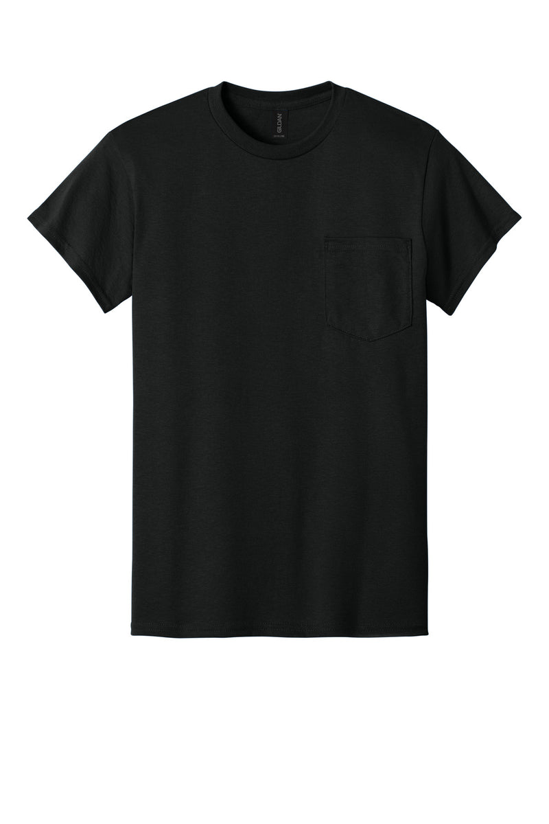 Gildan - DryBlend 50 Cotton/50 Poly Pocket T-Shirt - Black