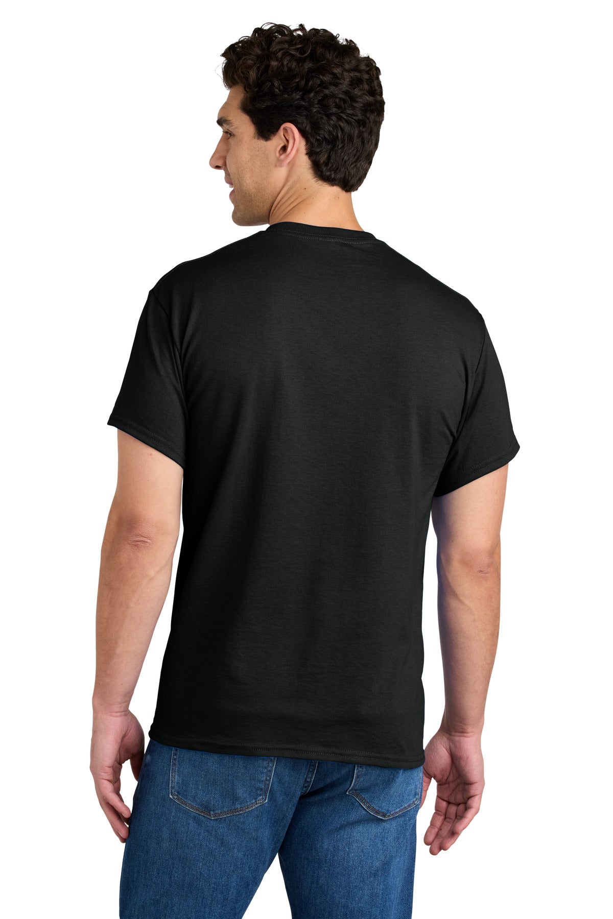 Gildan - DryBlend 50 Cotton/50 Poly Pocket T-Shirt - Black