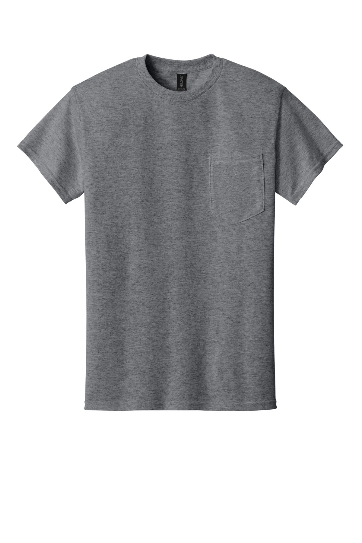 Gildan - DryBlend 50 Cotton/50 Poly Pocket T-Shirt - Graphite Heather