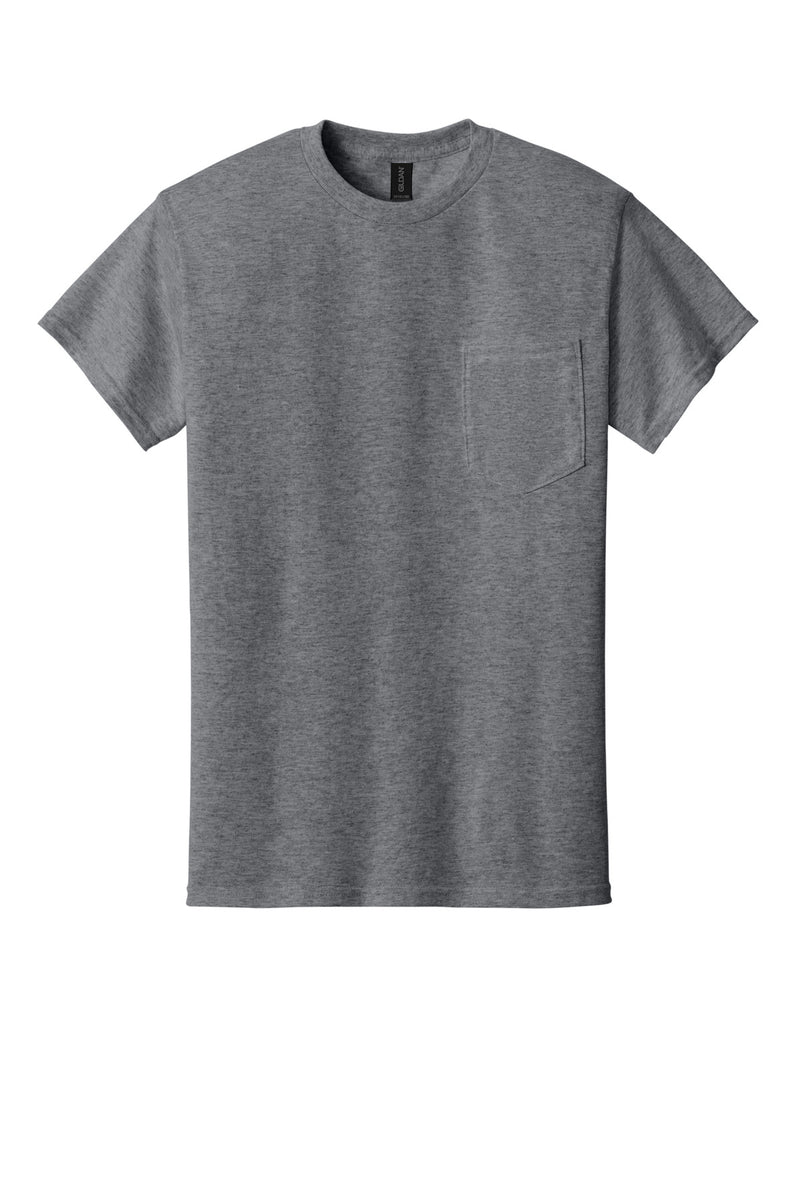 Gildan - DryBlend 50 Cotton/50 Poly Pocket T-Shirt - Graphite Heather