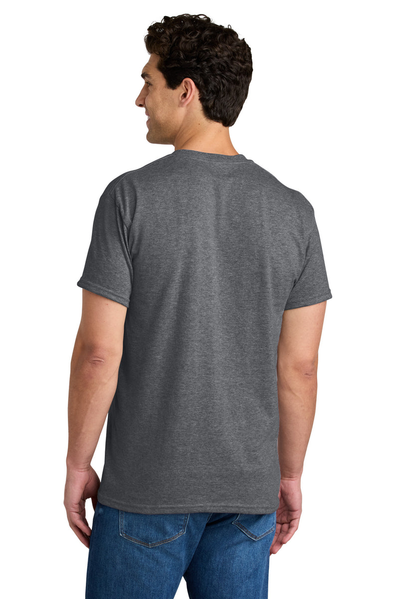 Gildan - DryBlend 50 Cotton/50 Poly Pocket T-Shirt - Graphite Heather