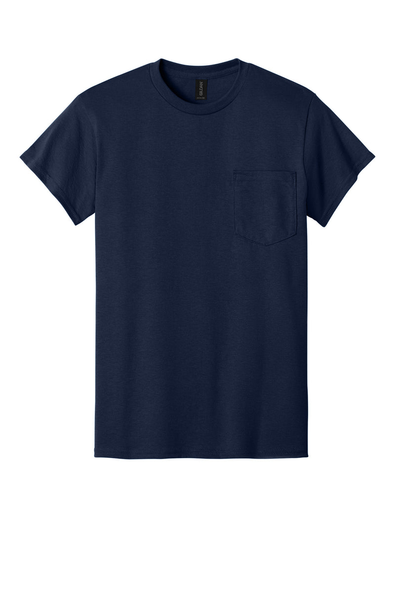 Gildan - DryBlend 50 Cotton/50 Poly Pocket T-Shirt - Navy