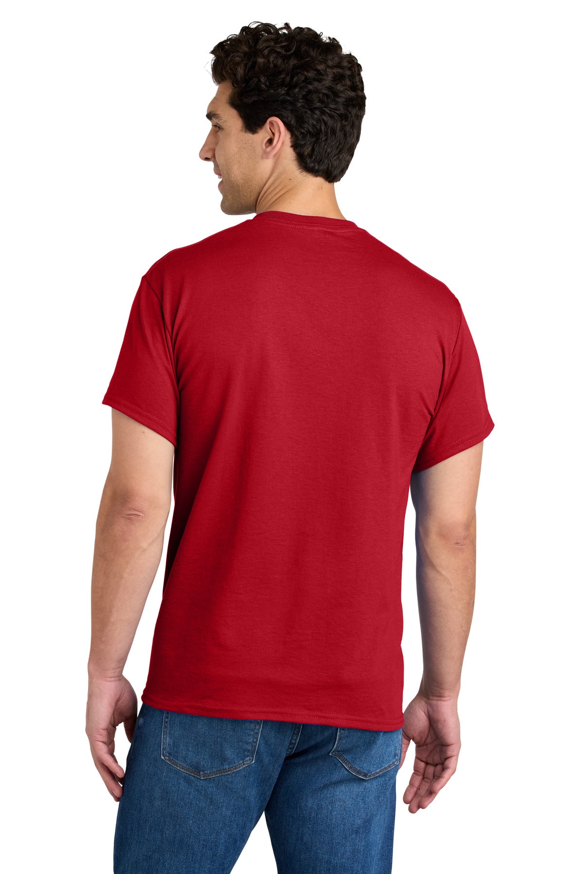 Gildan - DryBlend 50 Cotton/50 Poly Pocket T-Shirt - Red