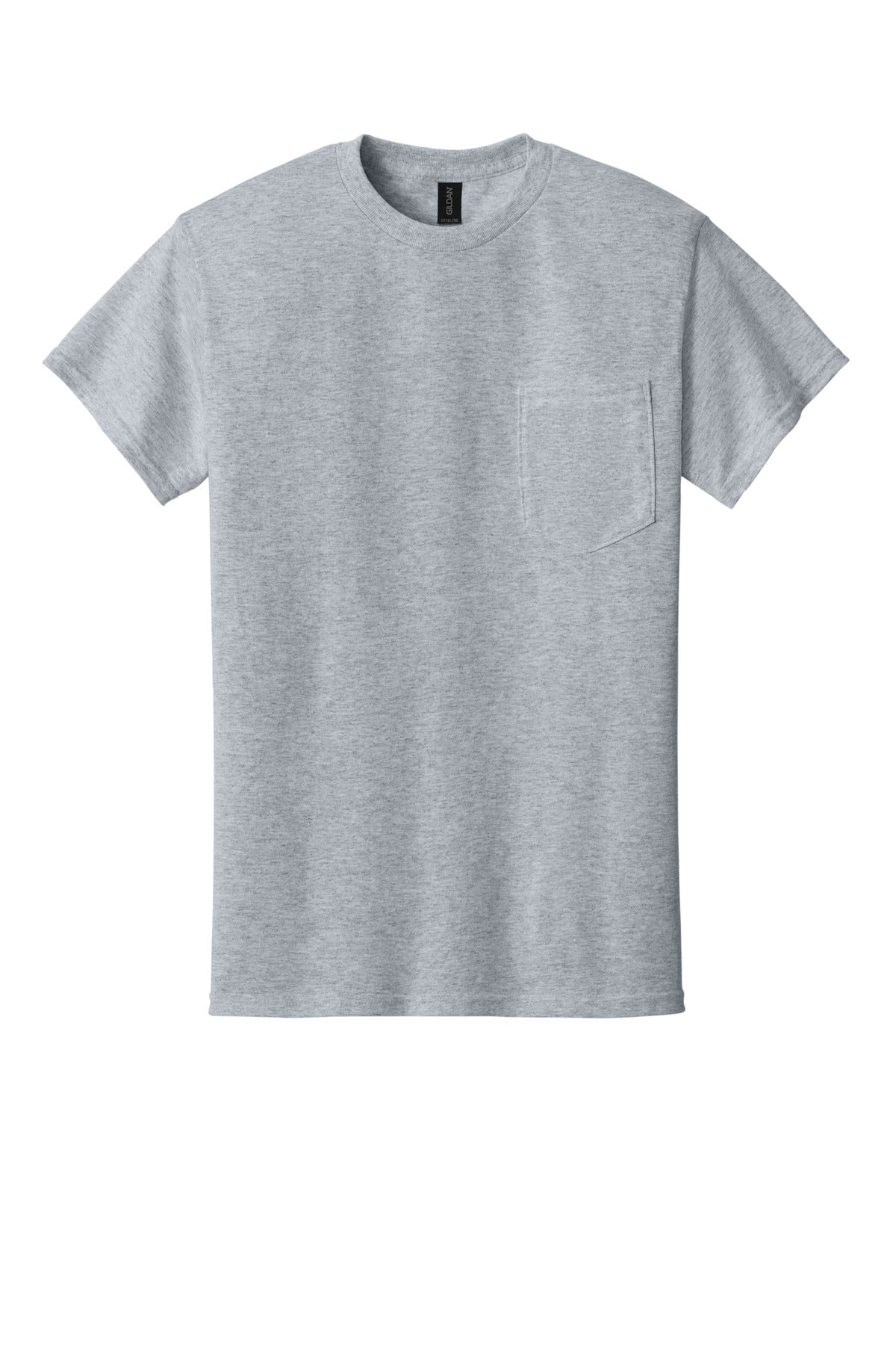 Gildan - DryBlend 50 Cotton/50 Poly Pocket T-Shirt - Sport Grey
