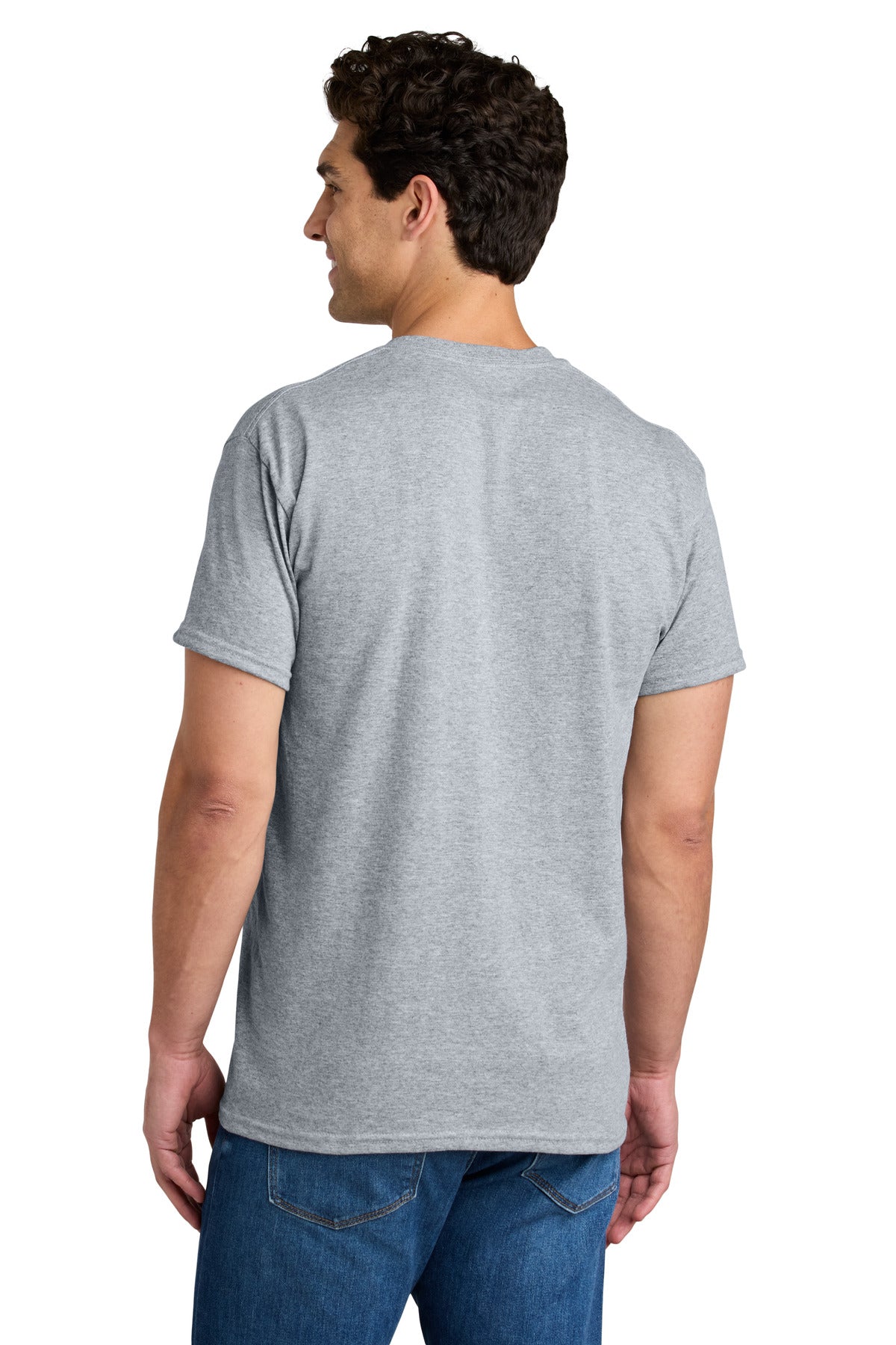 Gildan - DryBlend 50 Cotton/50 Poly Pocket T-Shirt - Sport Grey