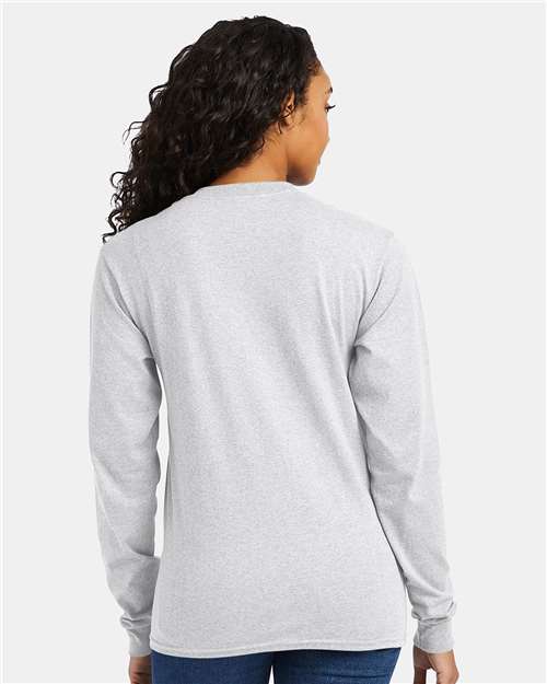 Essential-T Long Sleeve T-Shirt - Ash