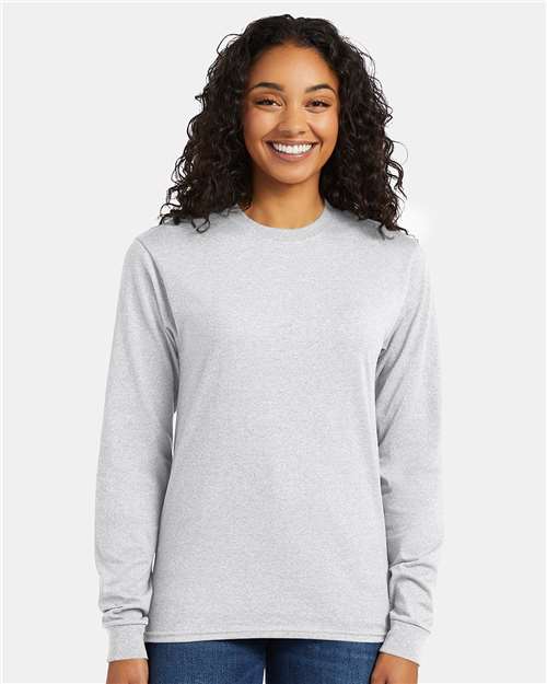 Essential-T Long Sleeve T-Shirt - Ash