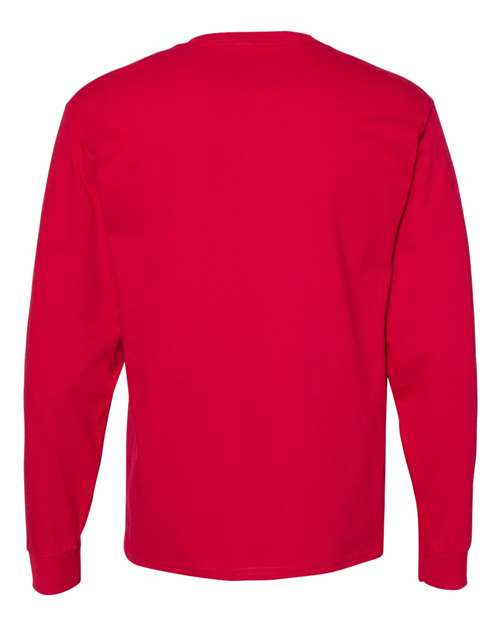 Essential-T Long Sleeve T-Shirt - Deep Red