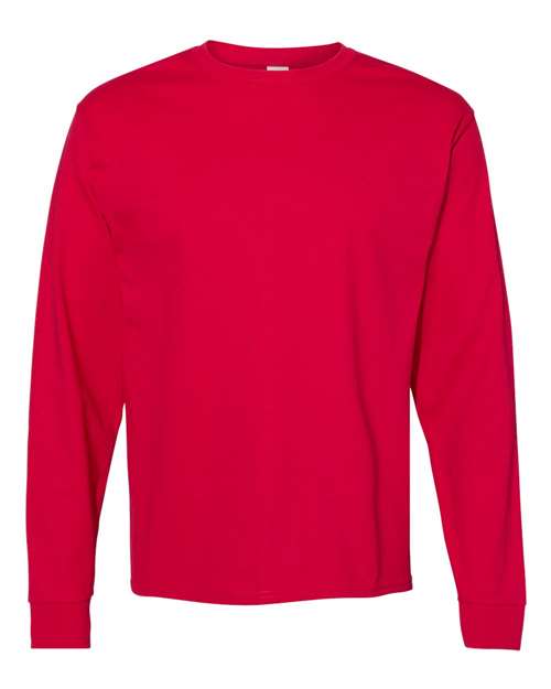 Essential-T Long Sleeve T-Shirt - Deep Red