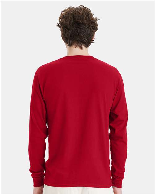 Essential-T Long Sleeve T-Shirt - Deep Red